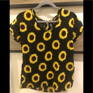 SUNFLOWER BLOUSE TOP
